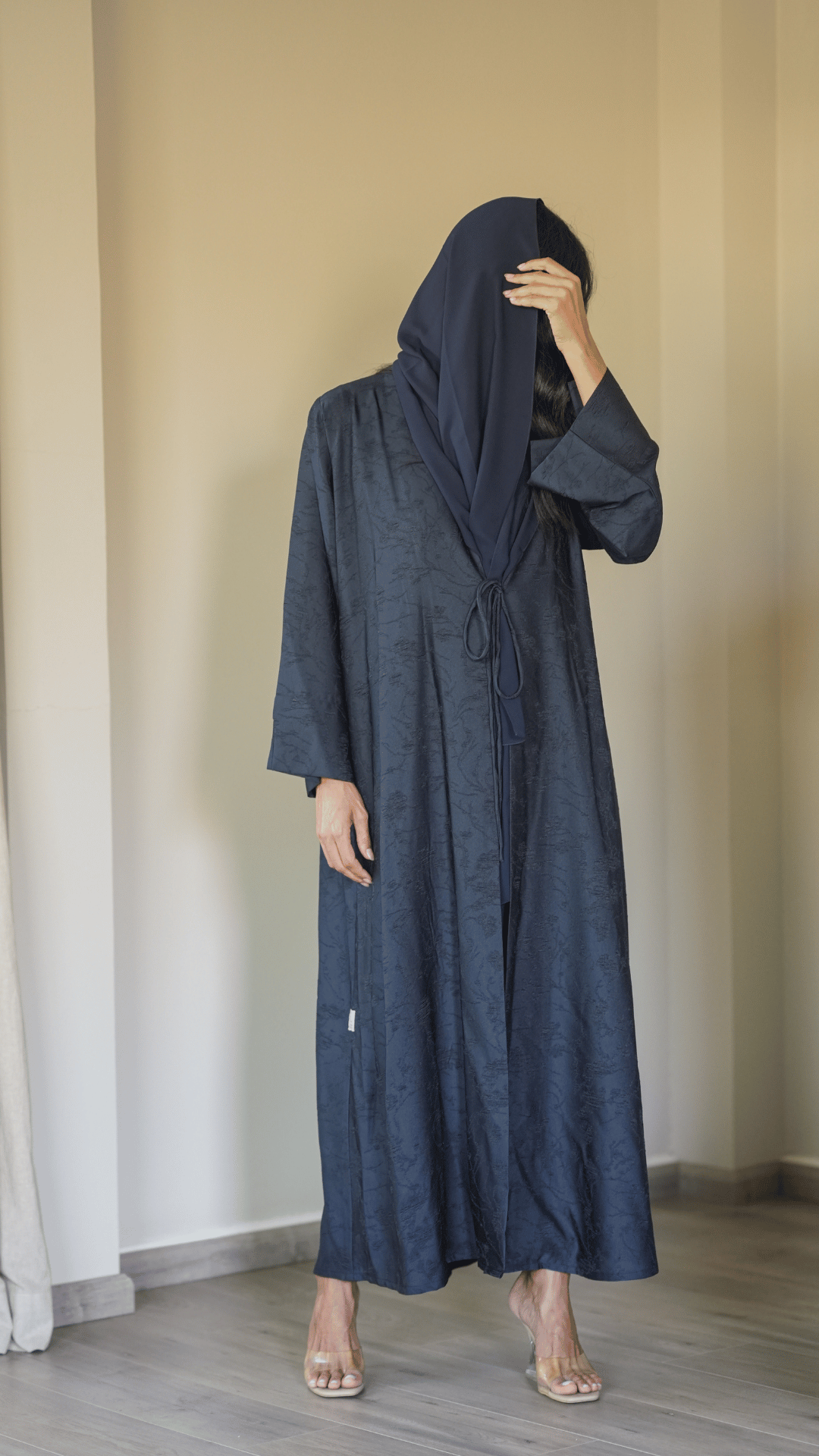 Basic Knot (Blue Abaya) - Ready to Wear