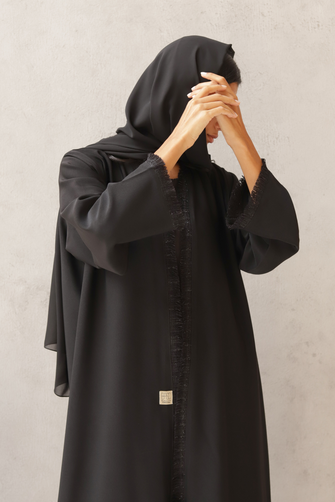 Basic Tweed (Black Abaya)