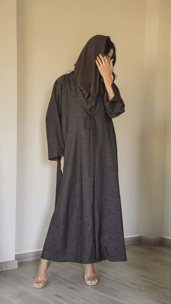 Basic Knot (Brown Abaya) - Ready to Wear