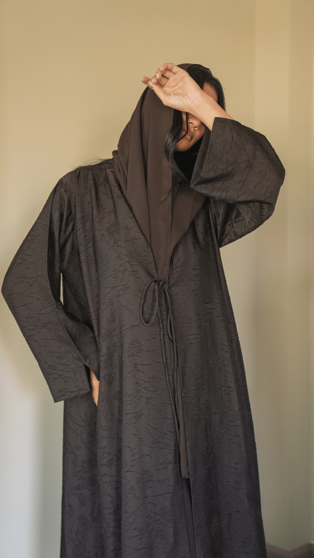 Basic Knot (Brown Abaya) - Ready to Wear