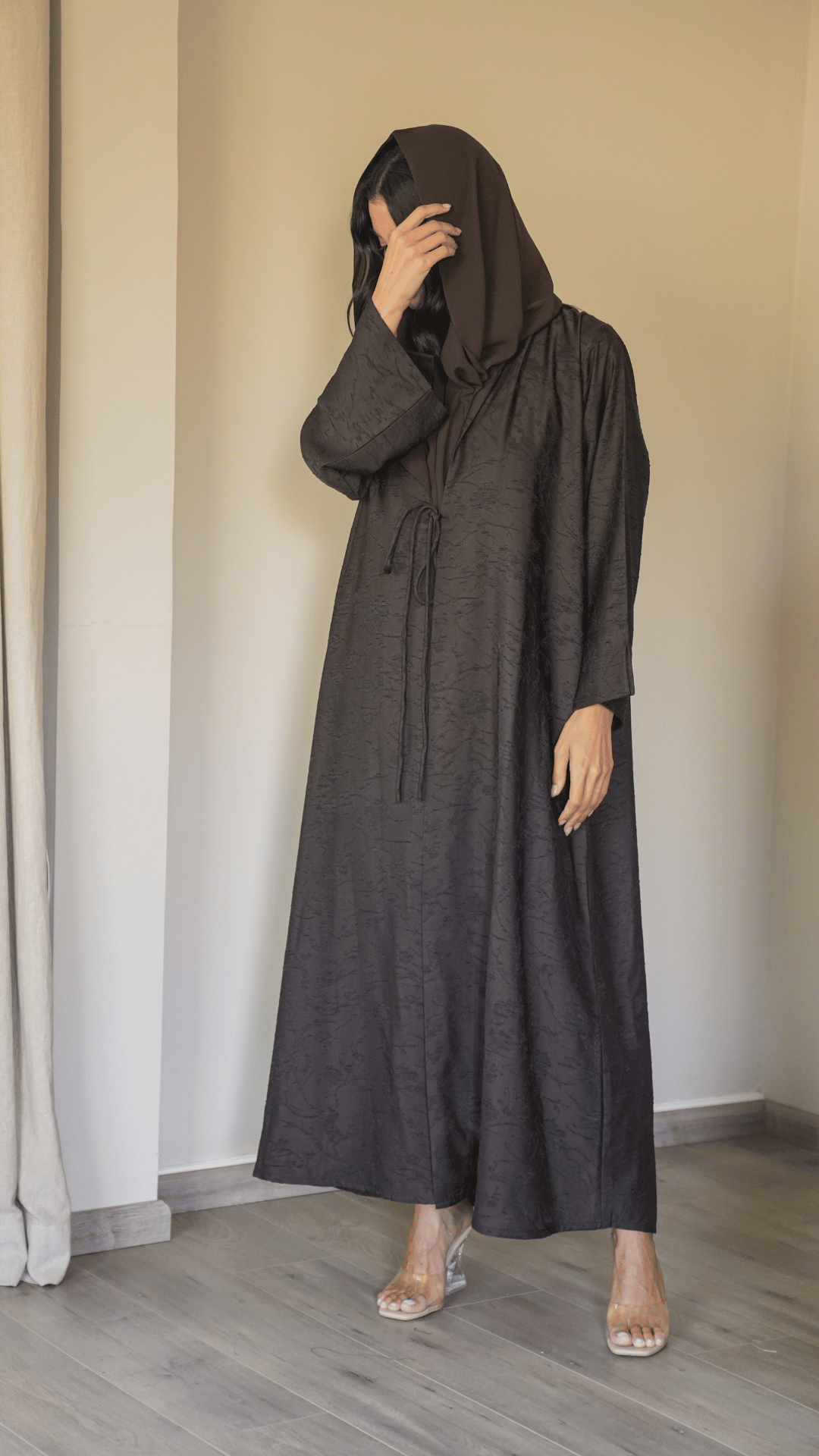 Basic Knot (Brown Abaya) - Ready to Wear