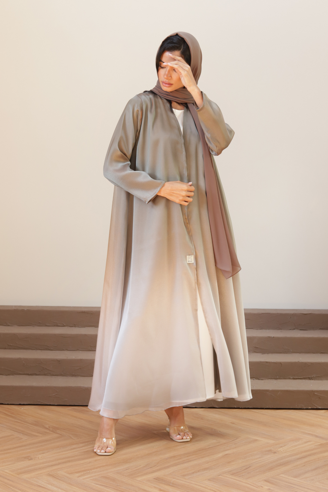 Basic Ombré (Brown Abaya) - Ready to Wear