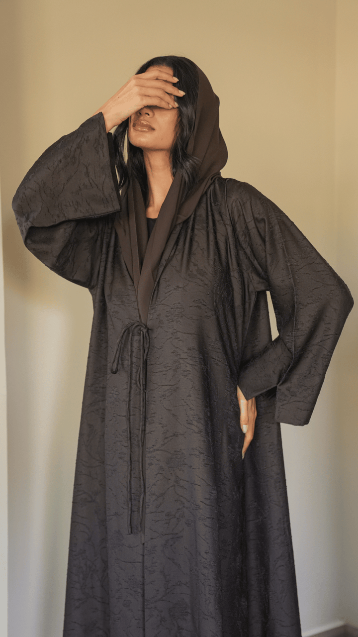 Basic Knot (Brown Abaya) - Ready to Wear