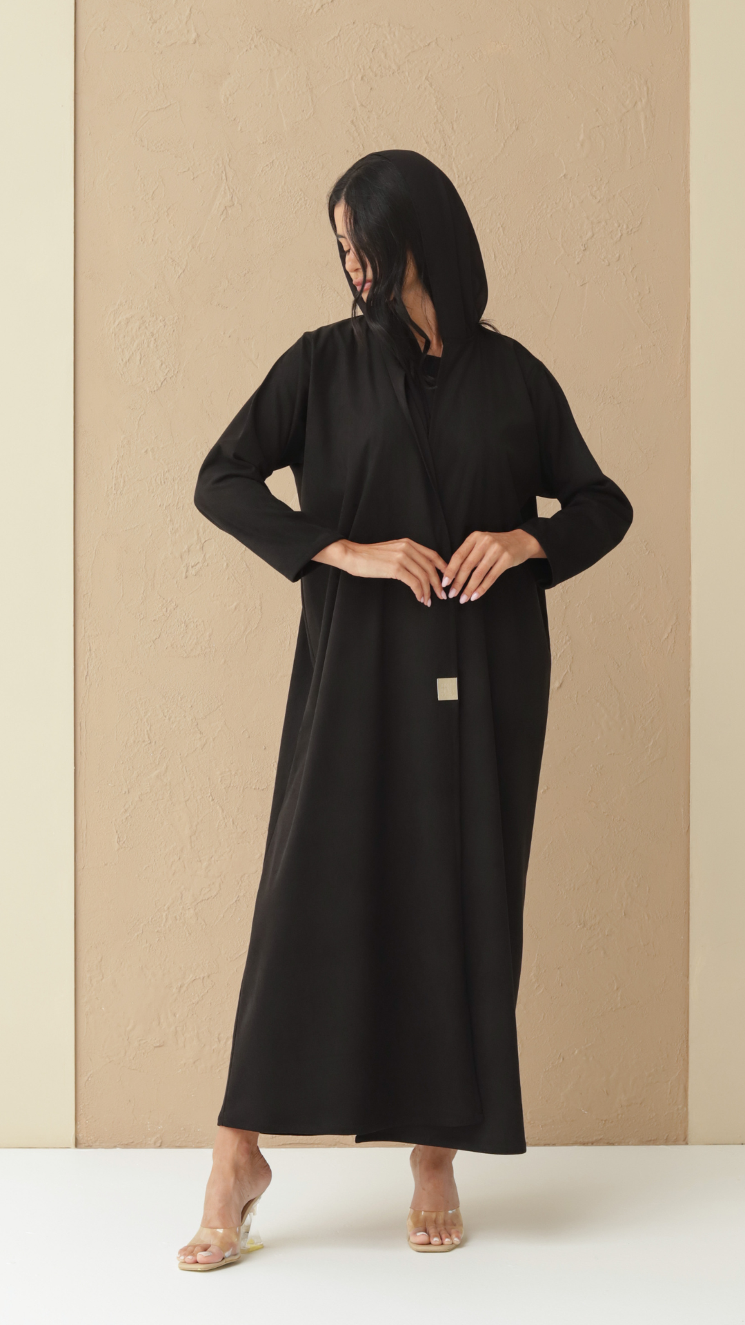 Basic Suede Corduory (Black Abaya)