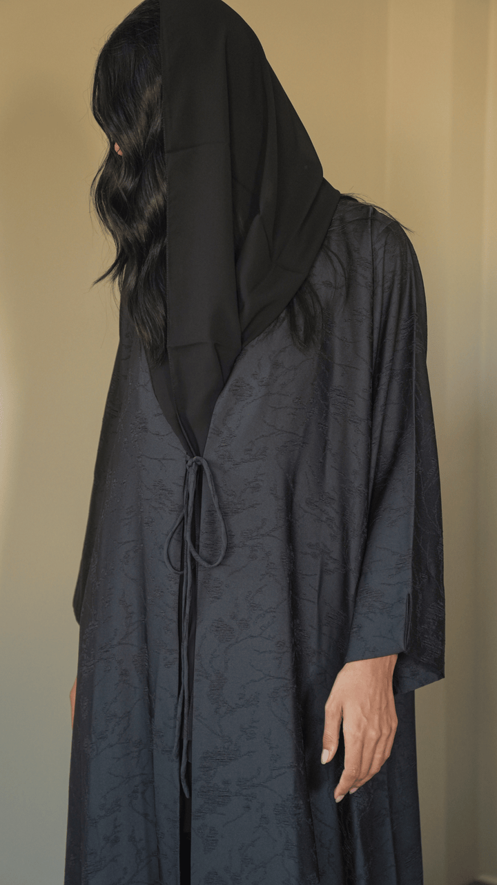 Basic Knot (Dark Ash Abaya)