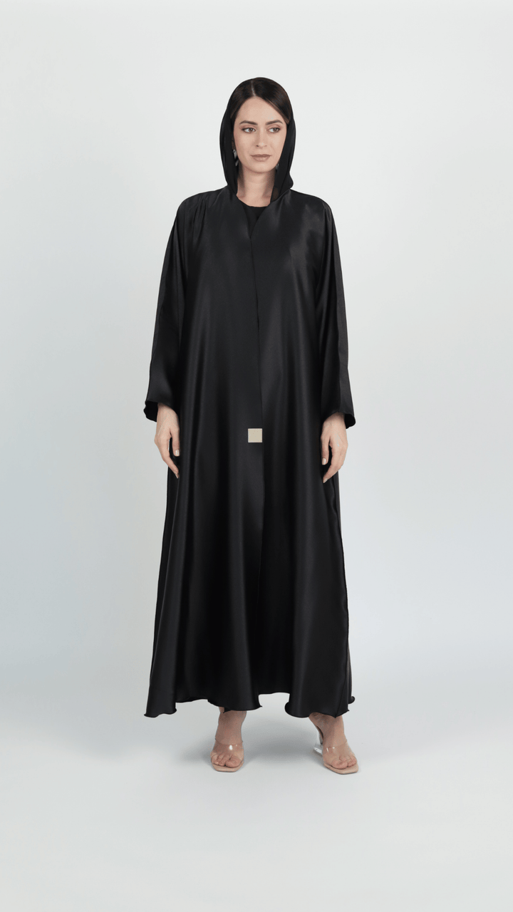 Basic Reversible (Black Abaya)