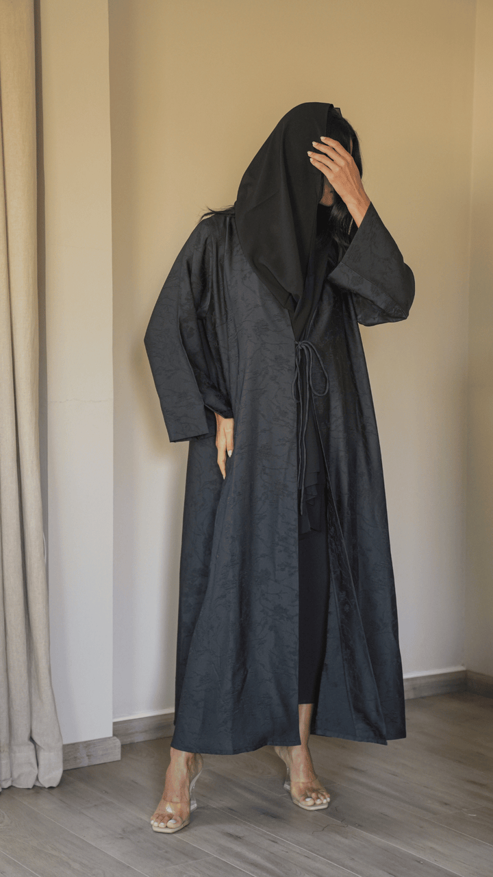 Basic Knot (Dark Ash Abaya)