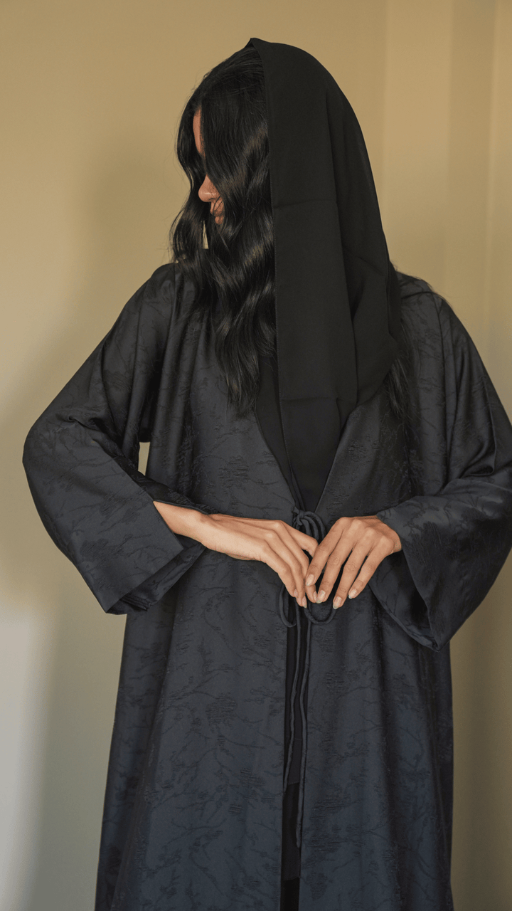 Basic Knot (Dark Ash Abaya)