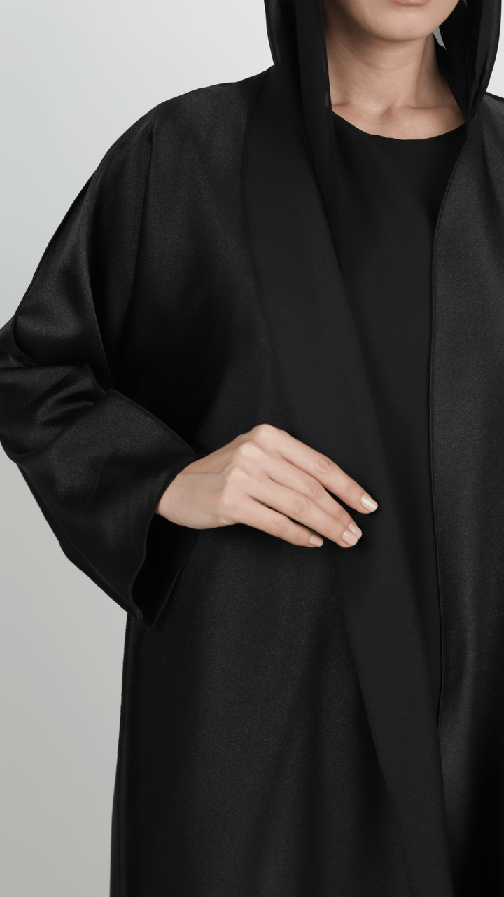 Basic Reversible (Black Abaya)