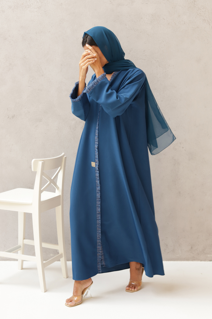 Basic Tweed (Blue Abaya)