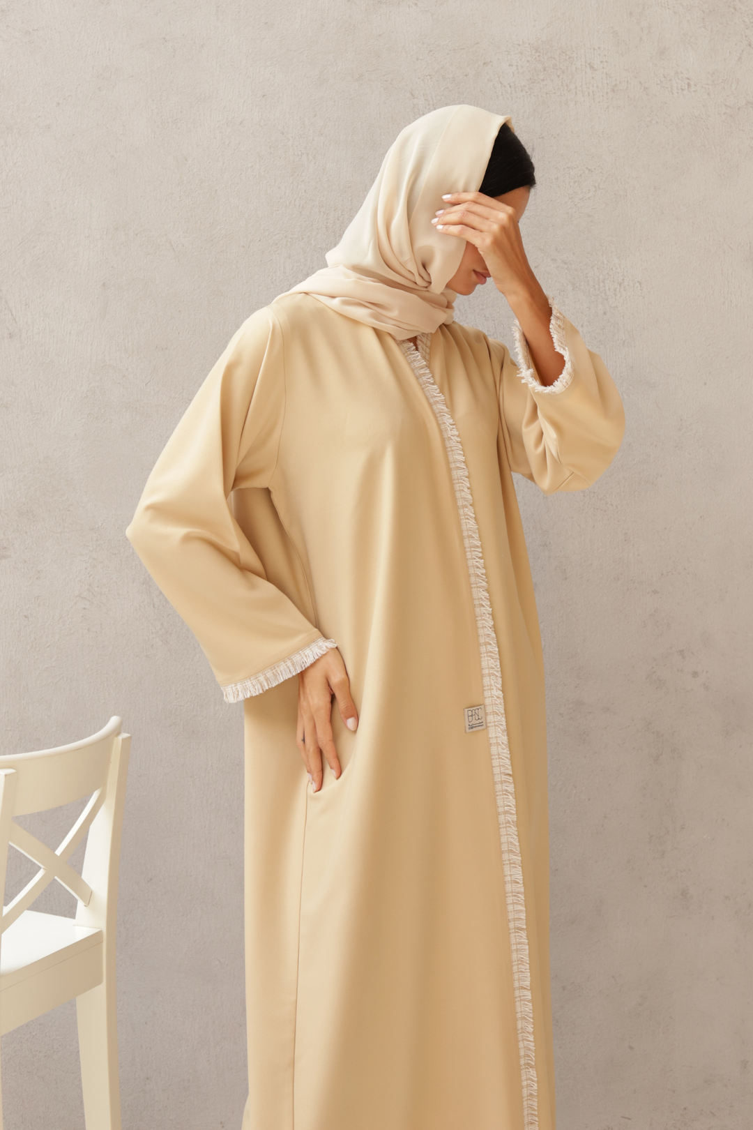Basic Tweed (Beige Abaya)