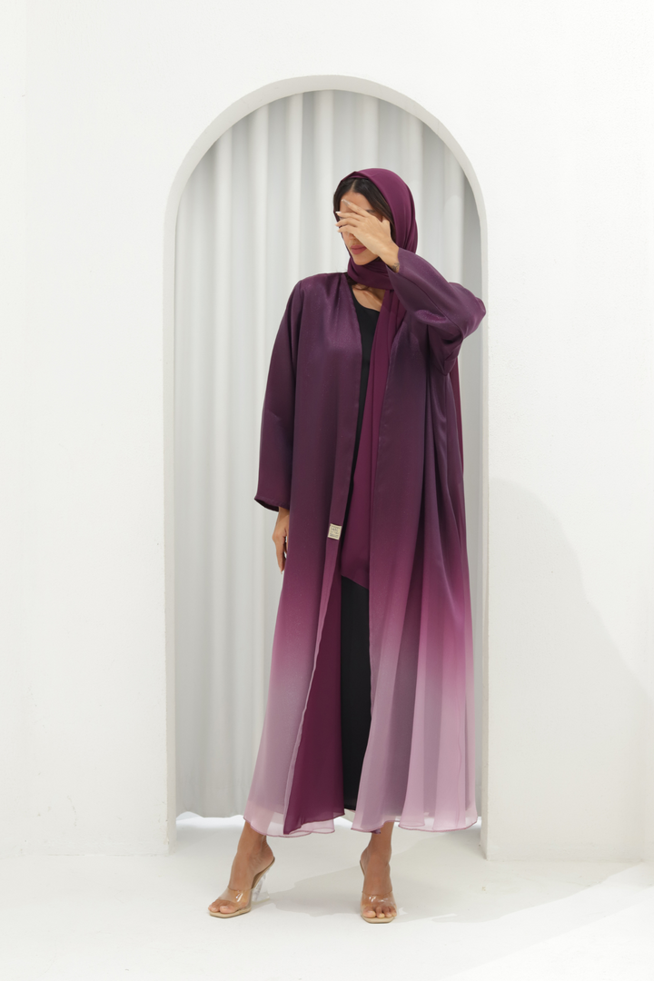 Basic Ombré (Purple Abaya) - Ready to Wear