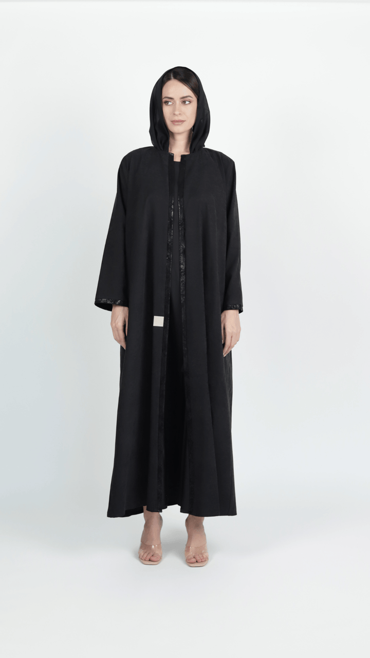 Basic Leather (Black Abaya)