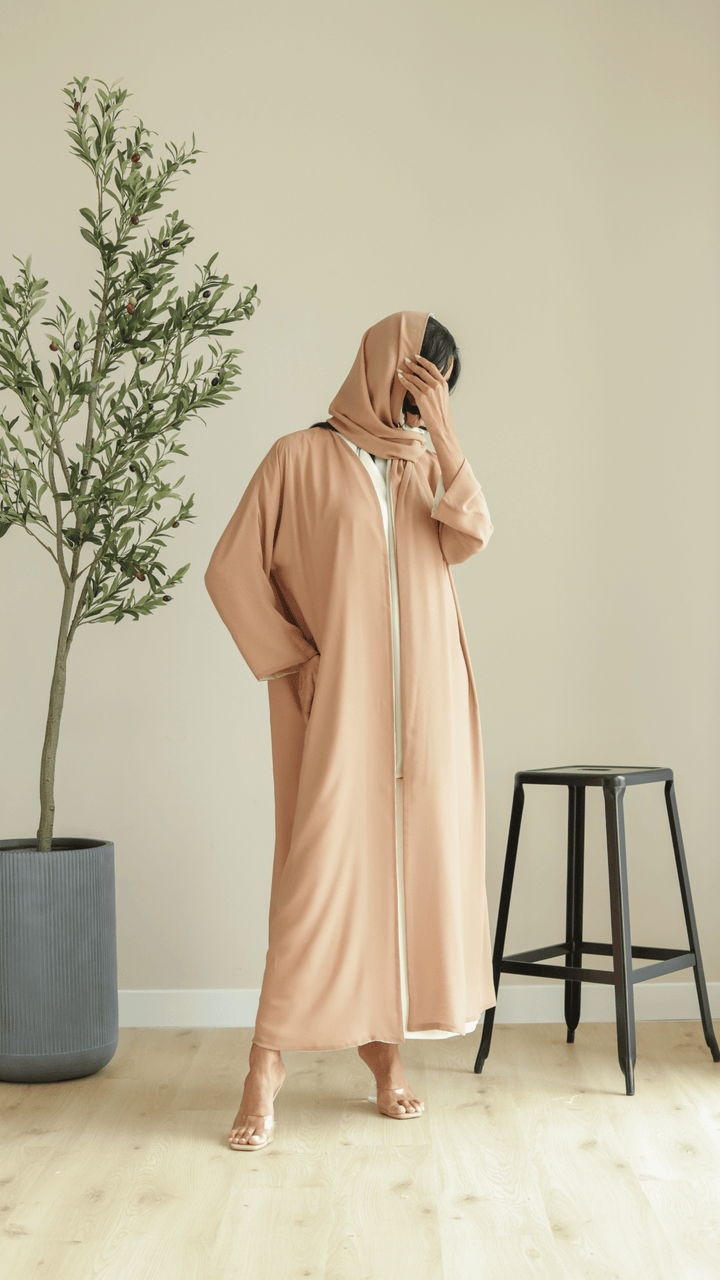 Basic Double Reversible (Nude Abaya)