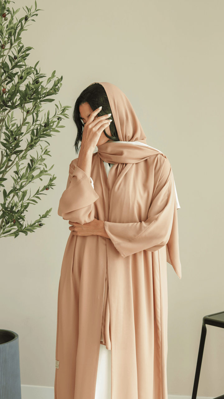 Basic Double Reversible (Nude Abaya) - Ready to Wear