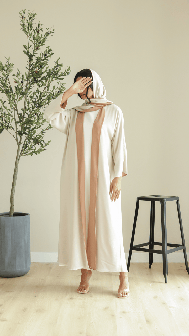 Basic Double Reversible (Nude Abaya)