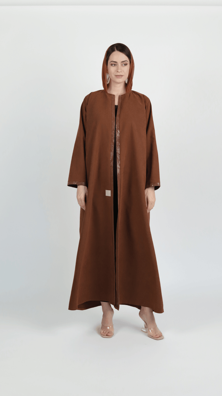 Basic Leather (Brown Abaya)