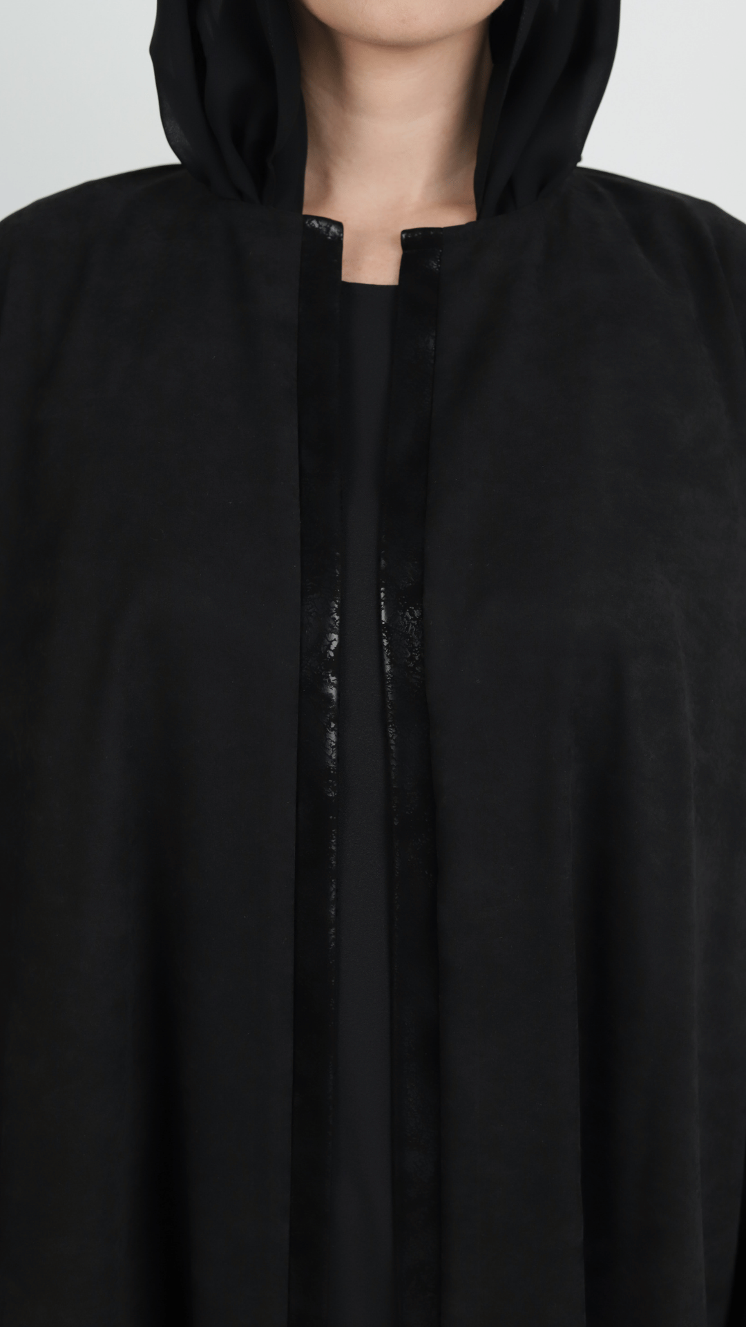 Basic Leather (Black Abaya)