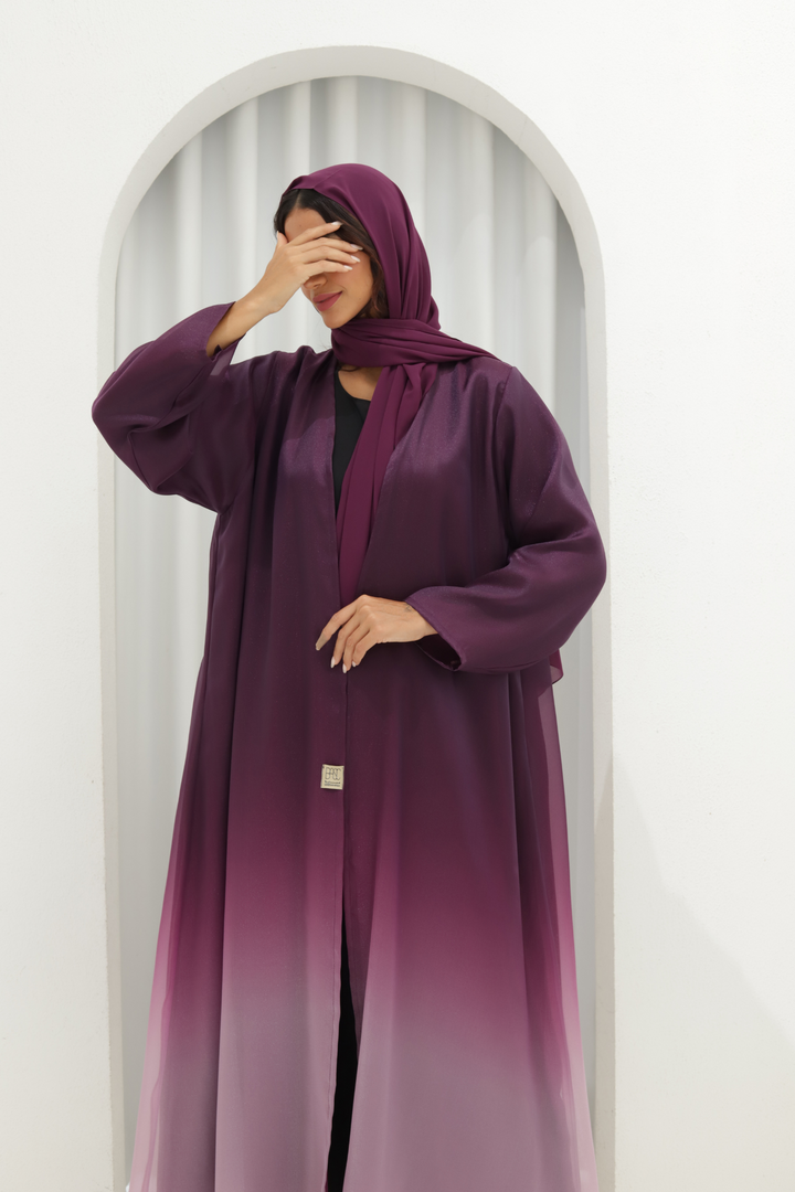 Basic Ombré (Purple Abaya) - Ready to Wear