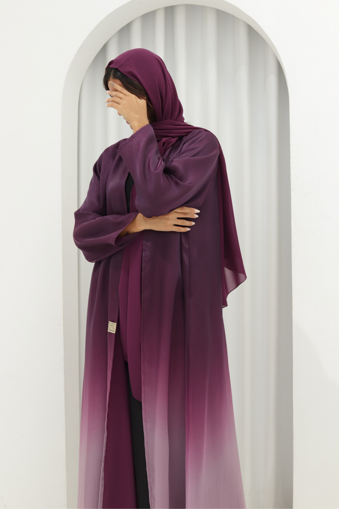 Basic Ombré (Purple Abaya) - Ready to Wear