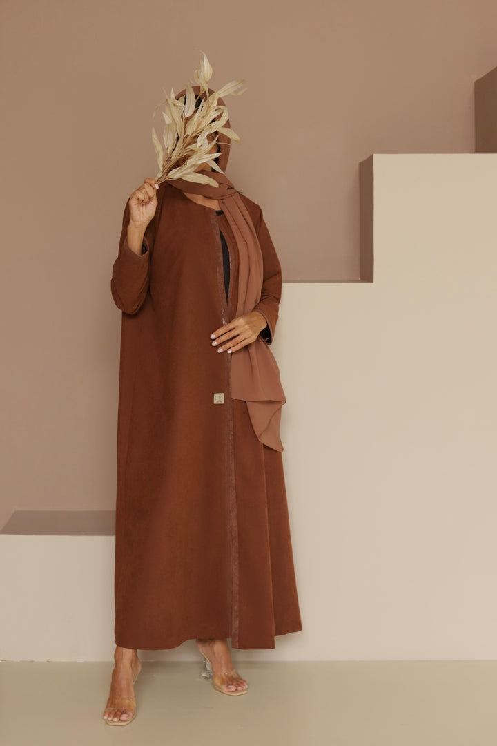 Basic Leather (Brown Abaya)
