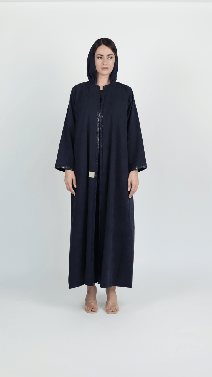 Basic Leather (Navy Blue Abaya)