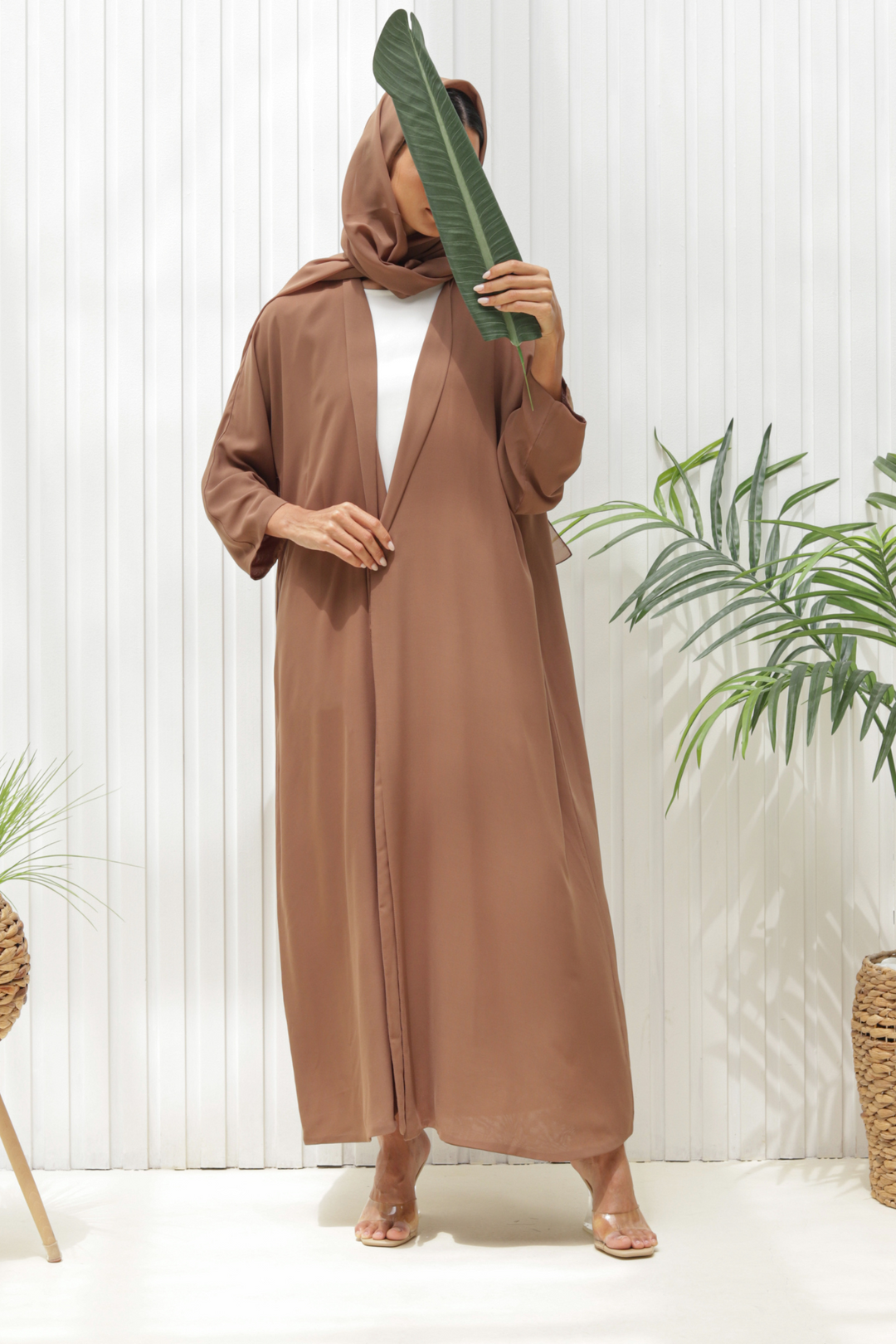 Basic Double (Light Brown Abaya)