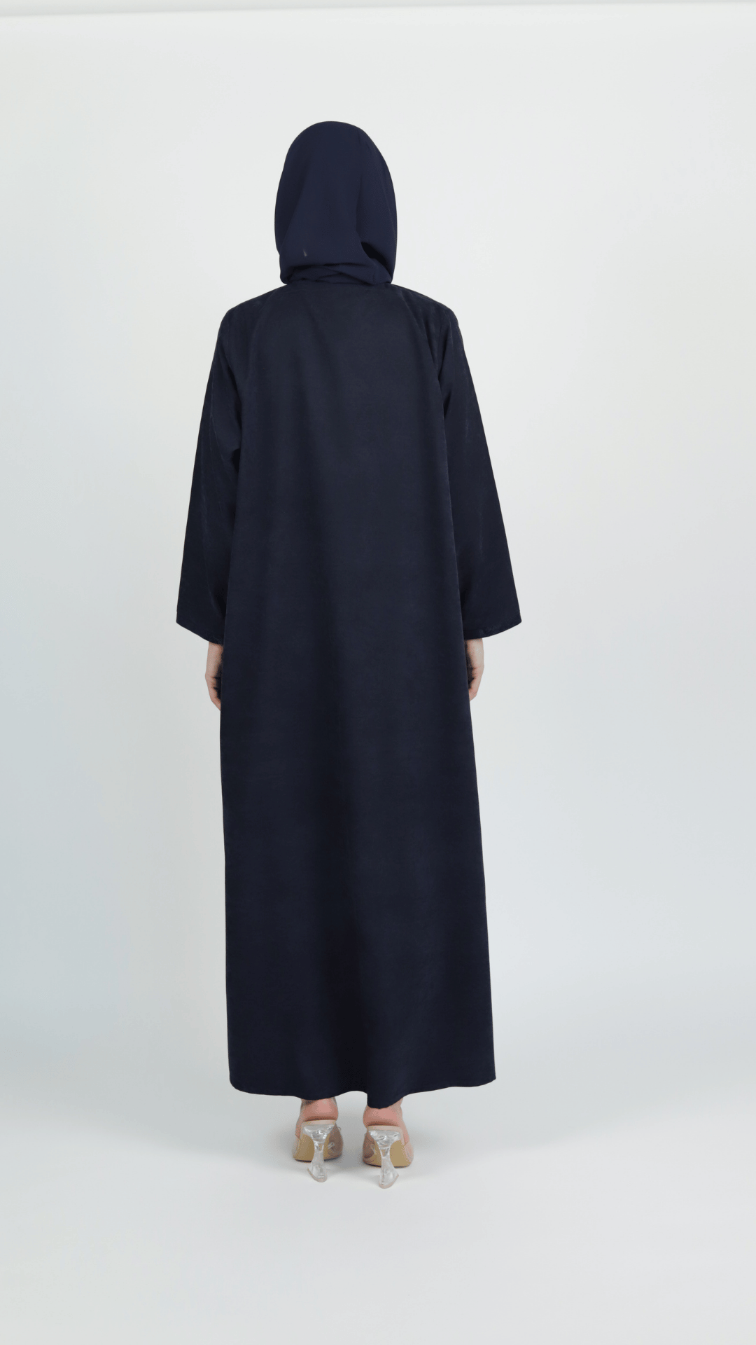 Basic Leather (Navy Blue Abaya)