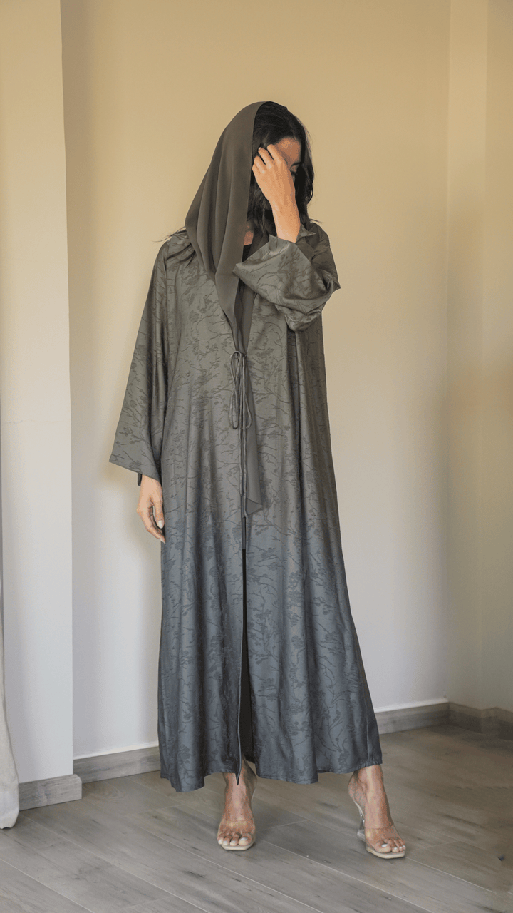 Basic Knot (Grey Abaya) - Ready to Wear