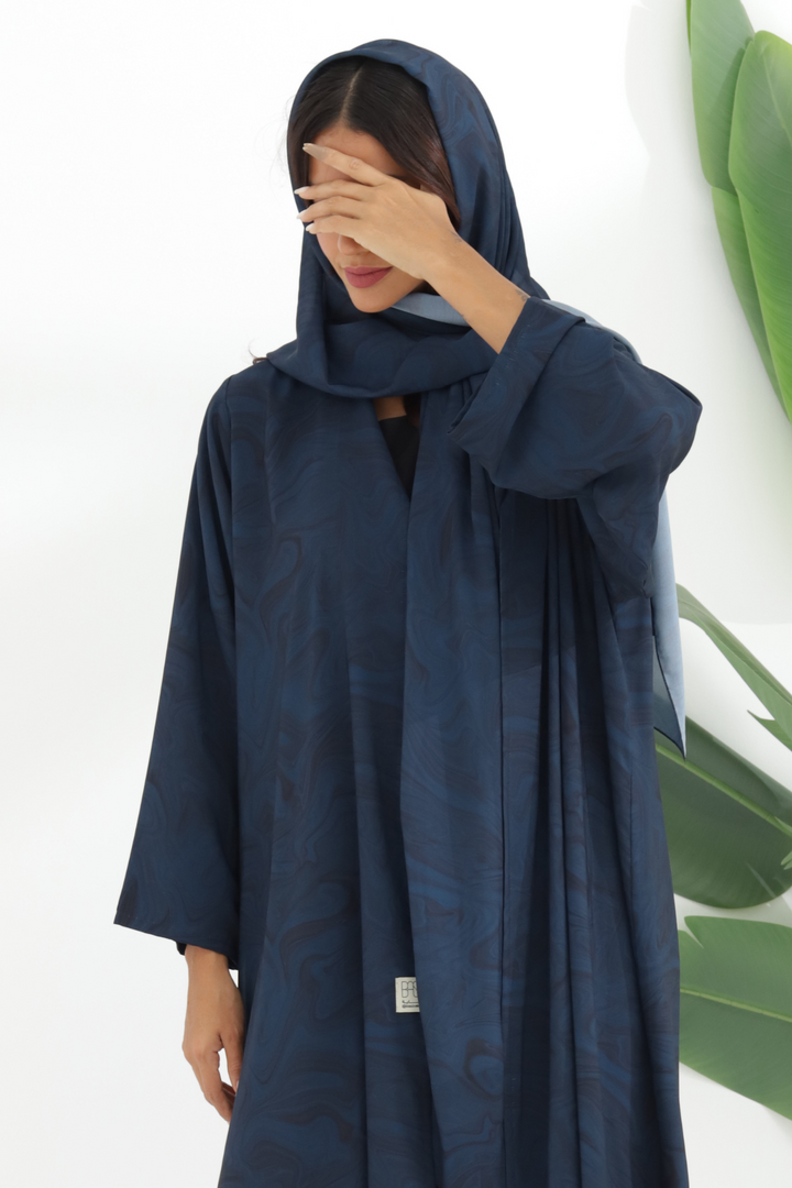 Basic Swirl New (Blue Abaya)