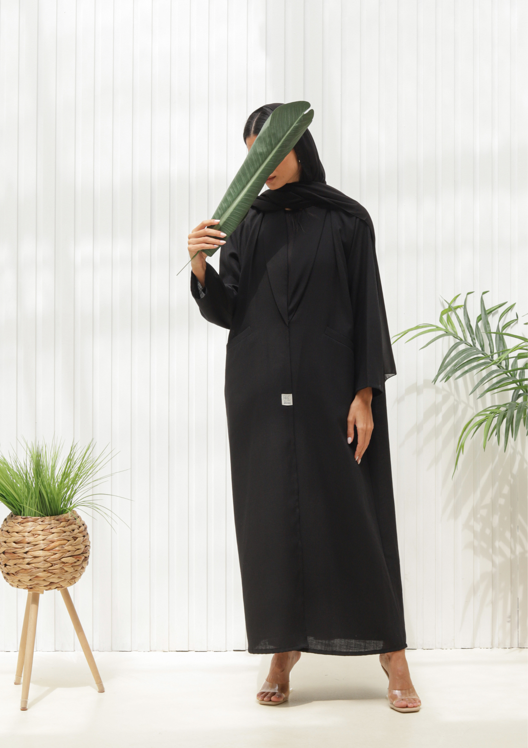 Basic Linen (Black Abaya) - BasicAbaya