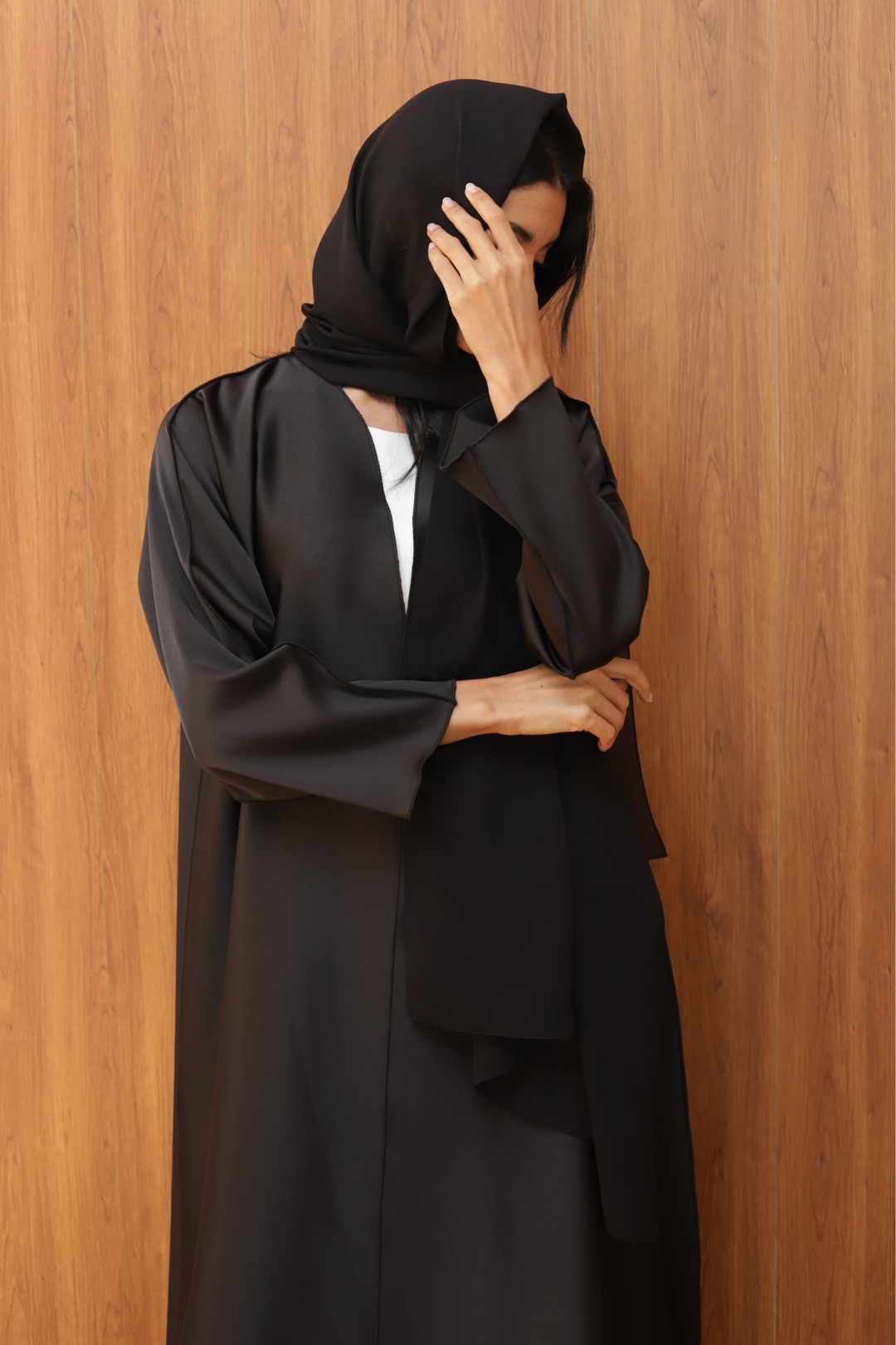 Basic Reversible (Black Abaya) - Ready to Wear