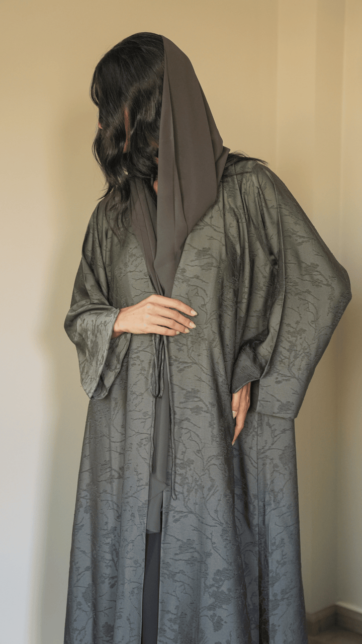 Basic Knot (Grey Abaya) - Ready to Wear