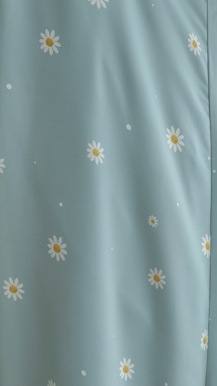 Basic Flowers (Blue Abaya)