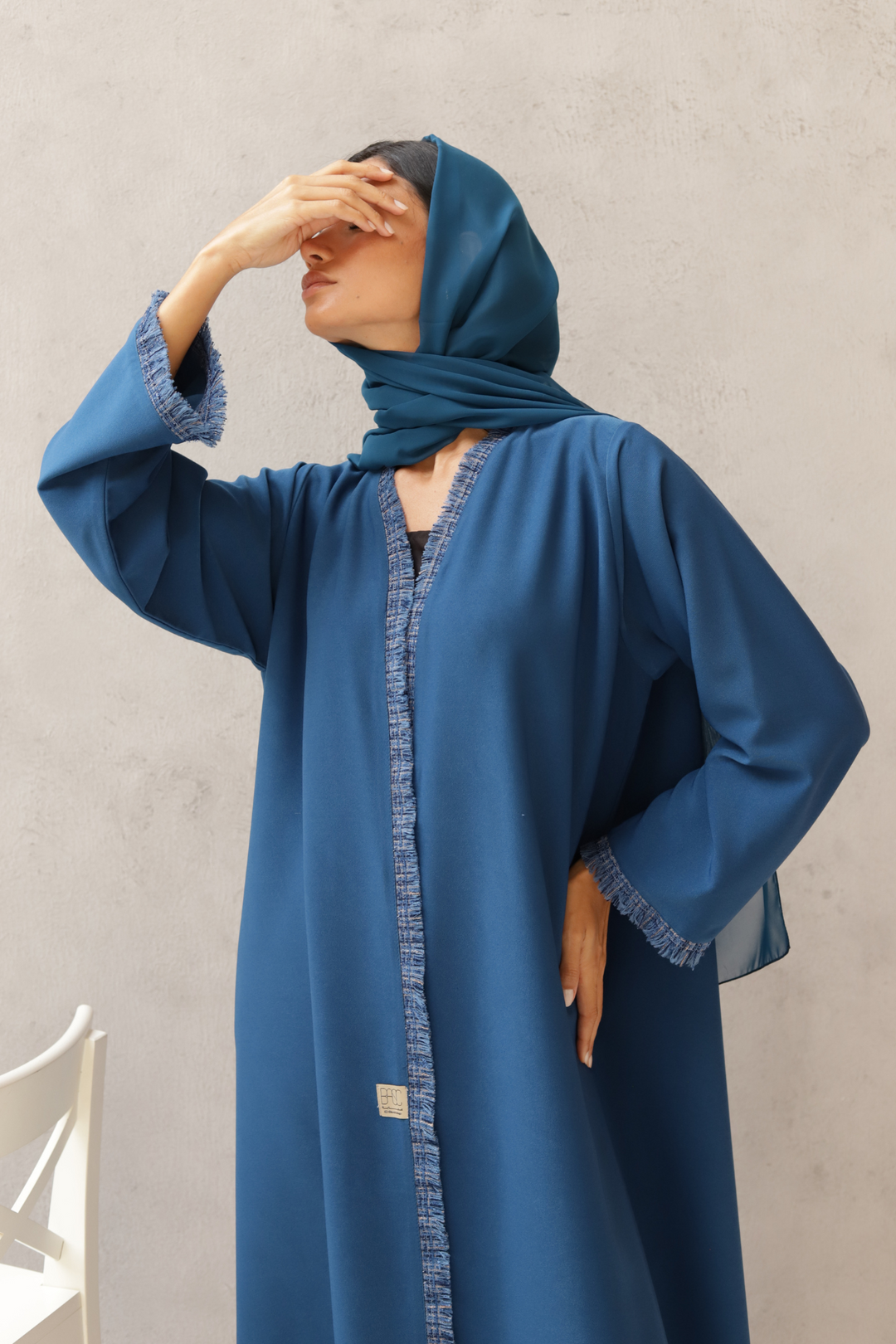 Basic Tweed (Blue Abaya) - Ready to Wear