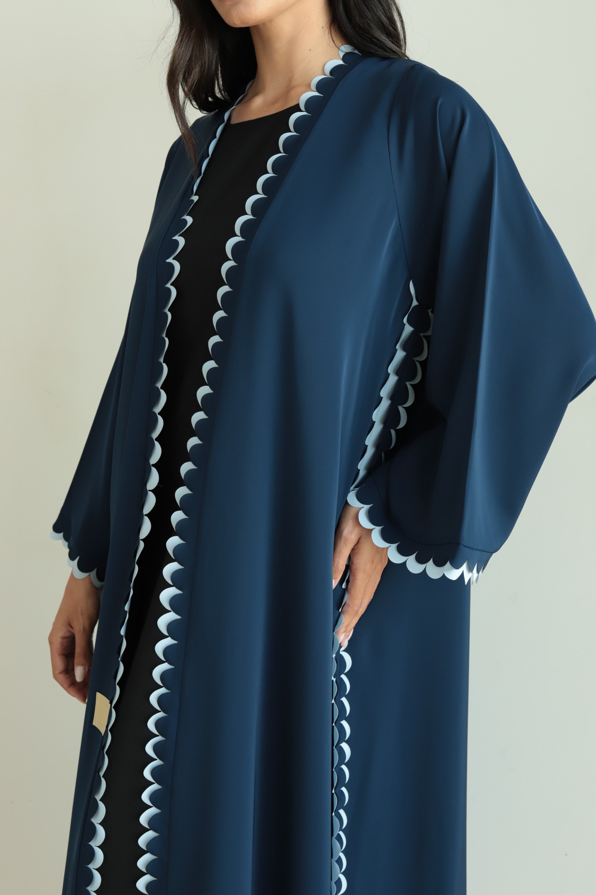Basic Circles (Light & Dark Blue Abaya)