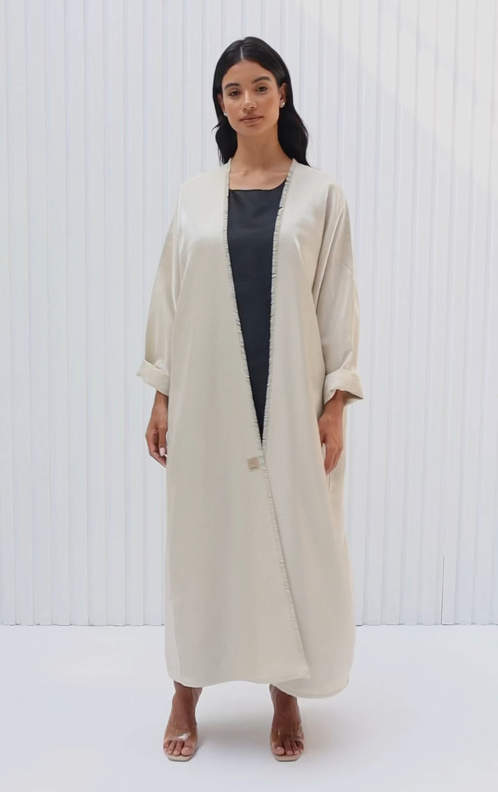 Basic 02 Two (Beige Abaya) - SALE