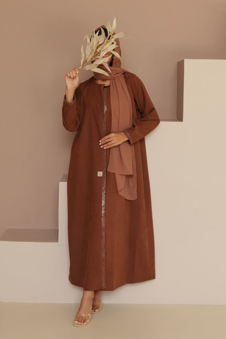 Basic Leather (Brown Abaya)
