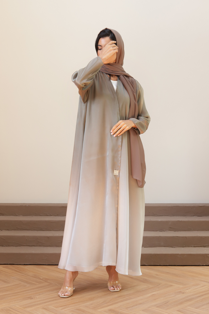 Basic Ombré (Brown Abaya) - Ready to Wear