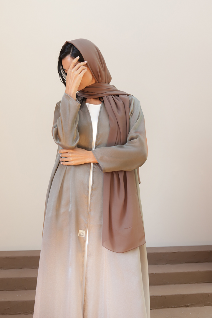 Basic Ombré (Brown Abaya) - Ready to Wear