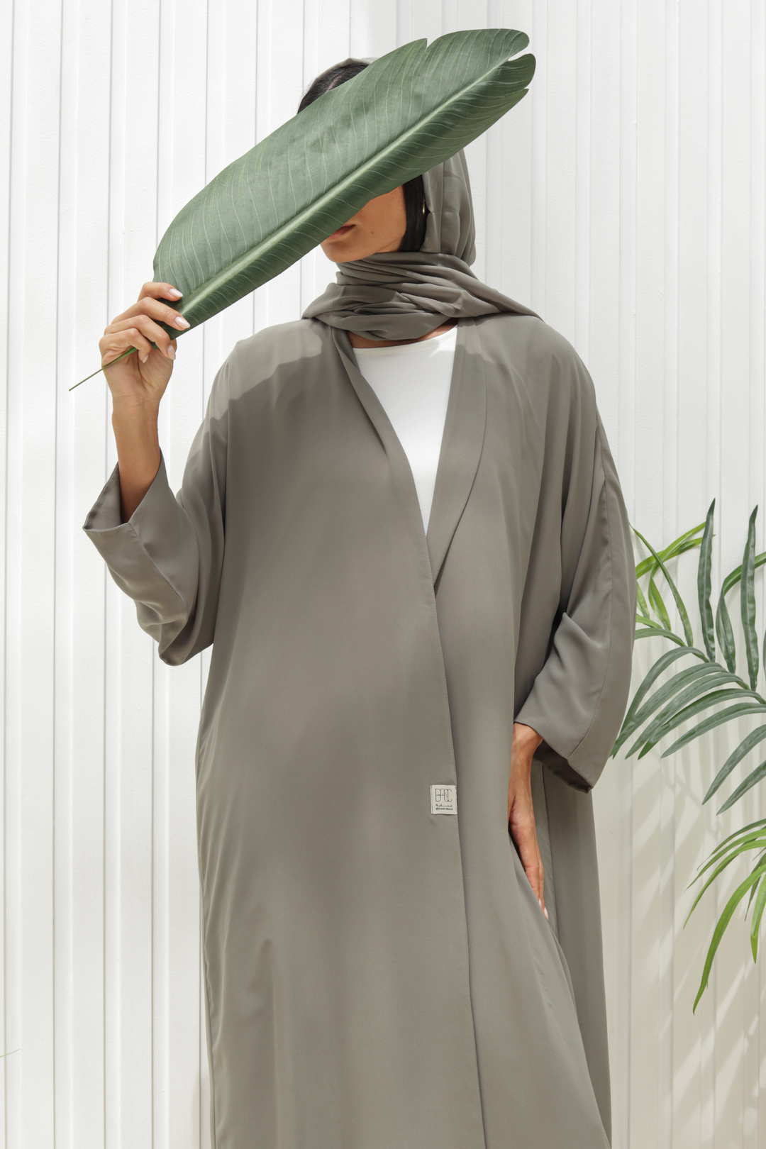 Basic Double (Olive Green Abaya) - Ready to Wear