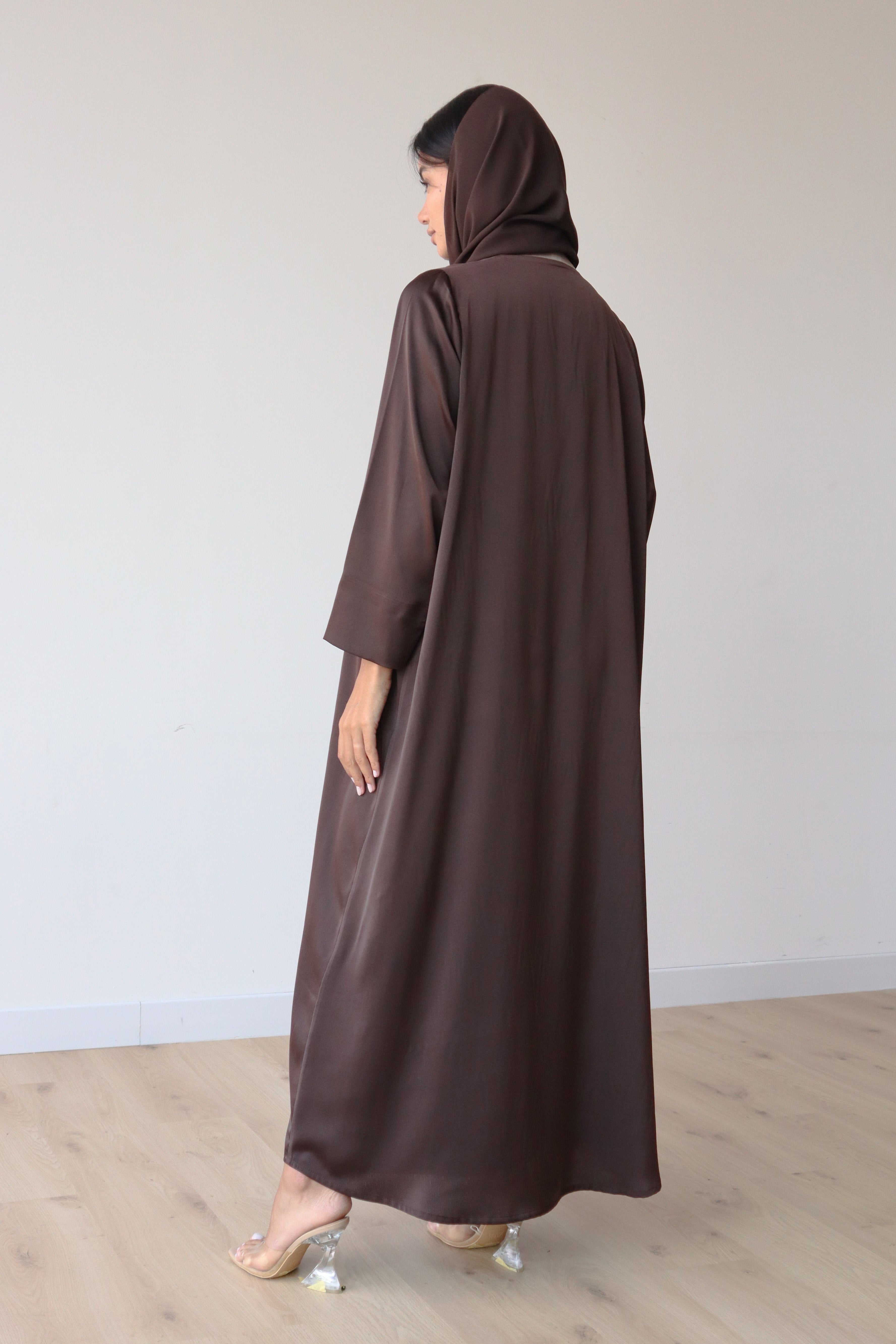 Basic Wavy Panels (Brown and Beige Abaya)