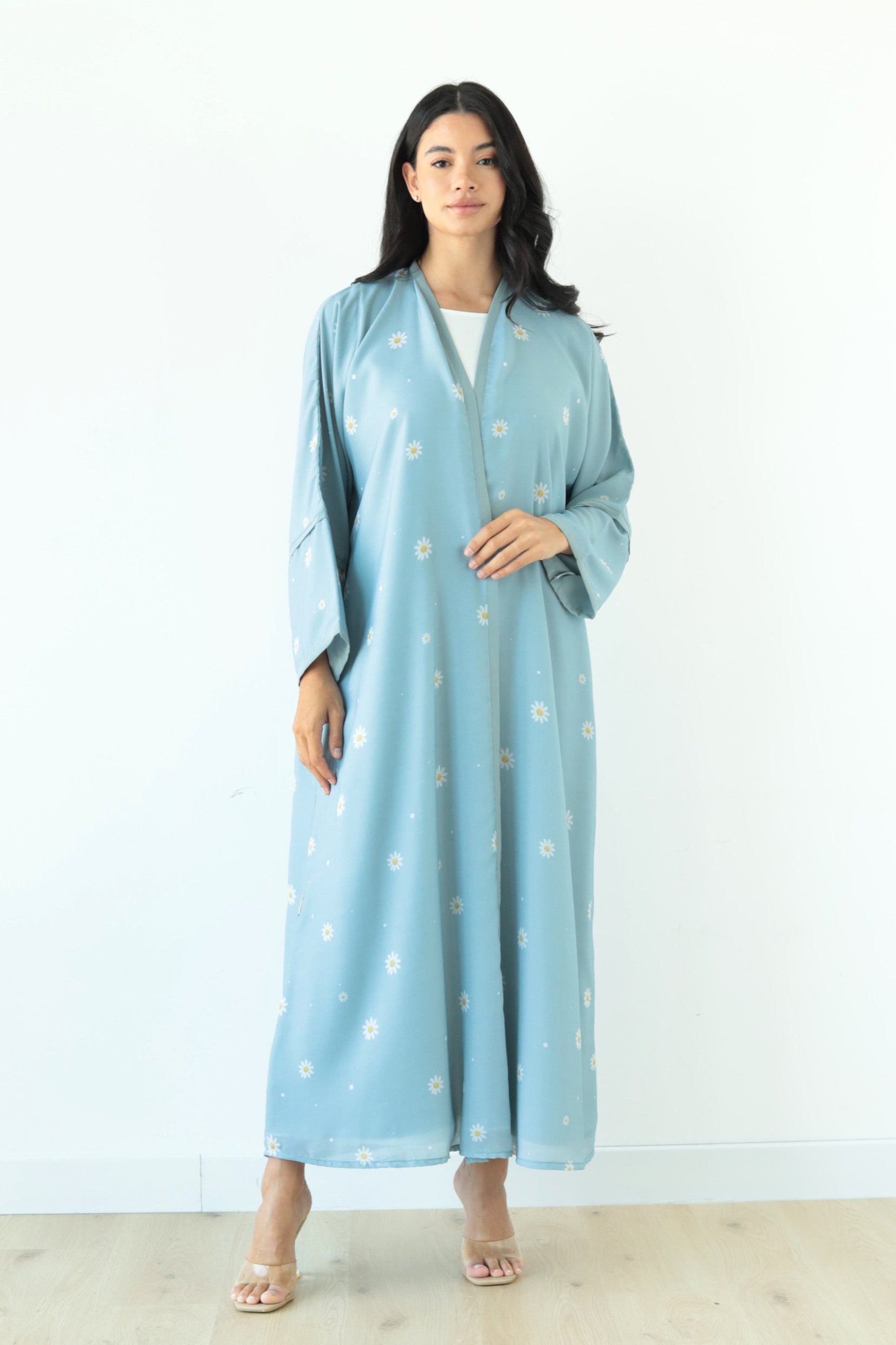 Basic Flowers (Blue Abaya)
