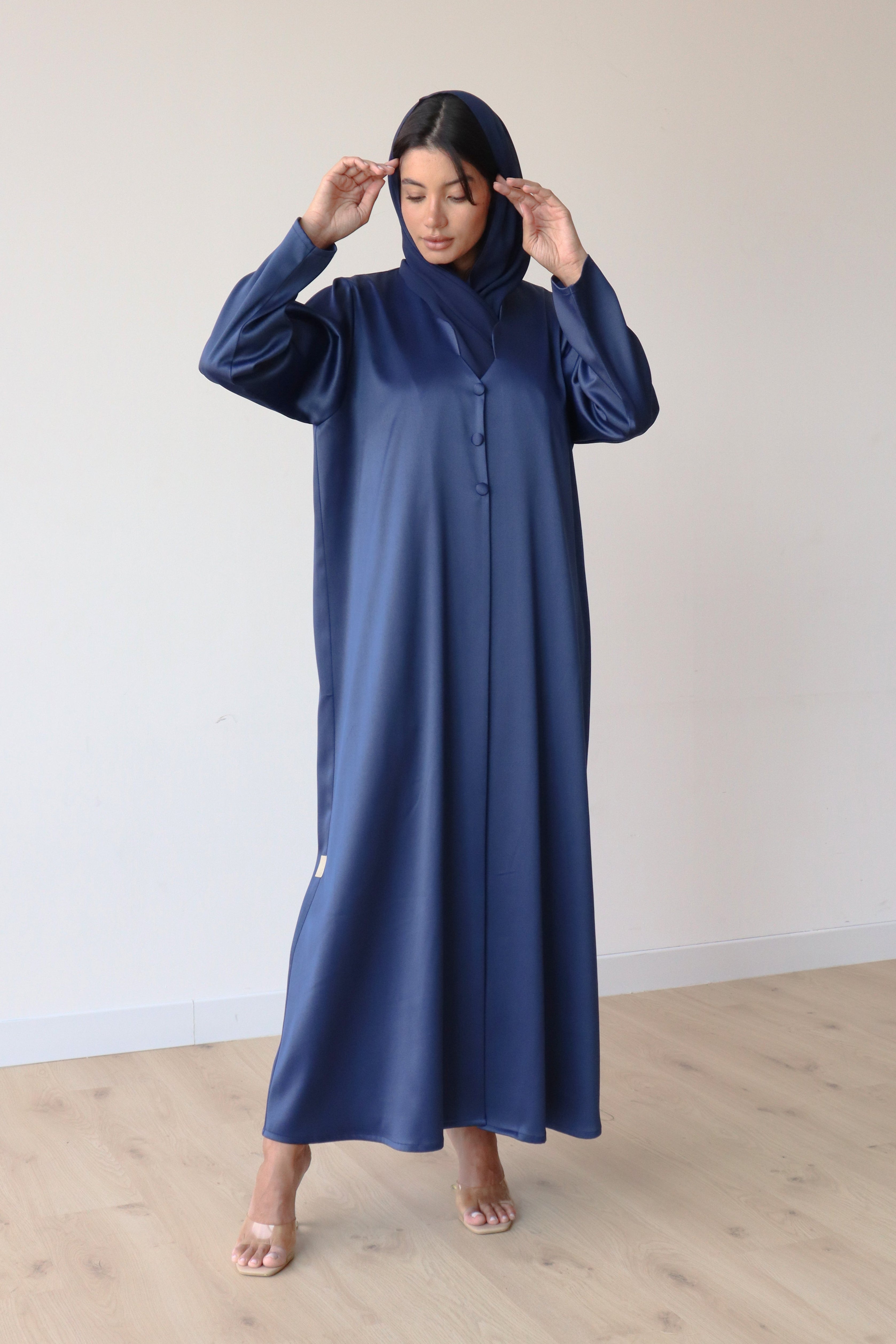 Basic Formal Elegance (Blue Abaya)