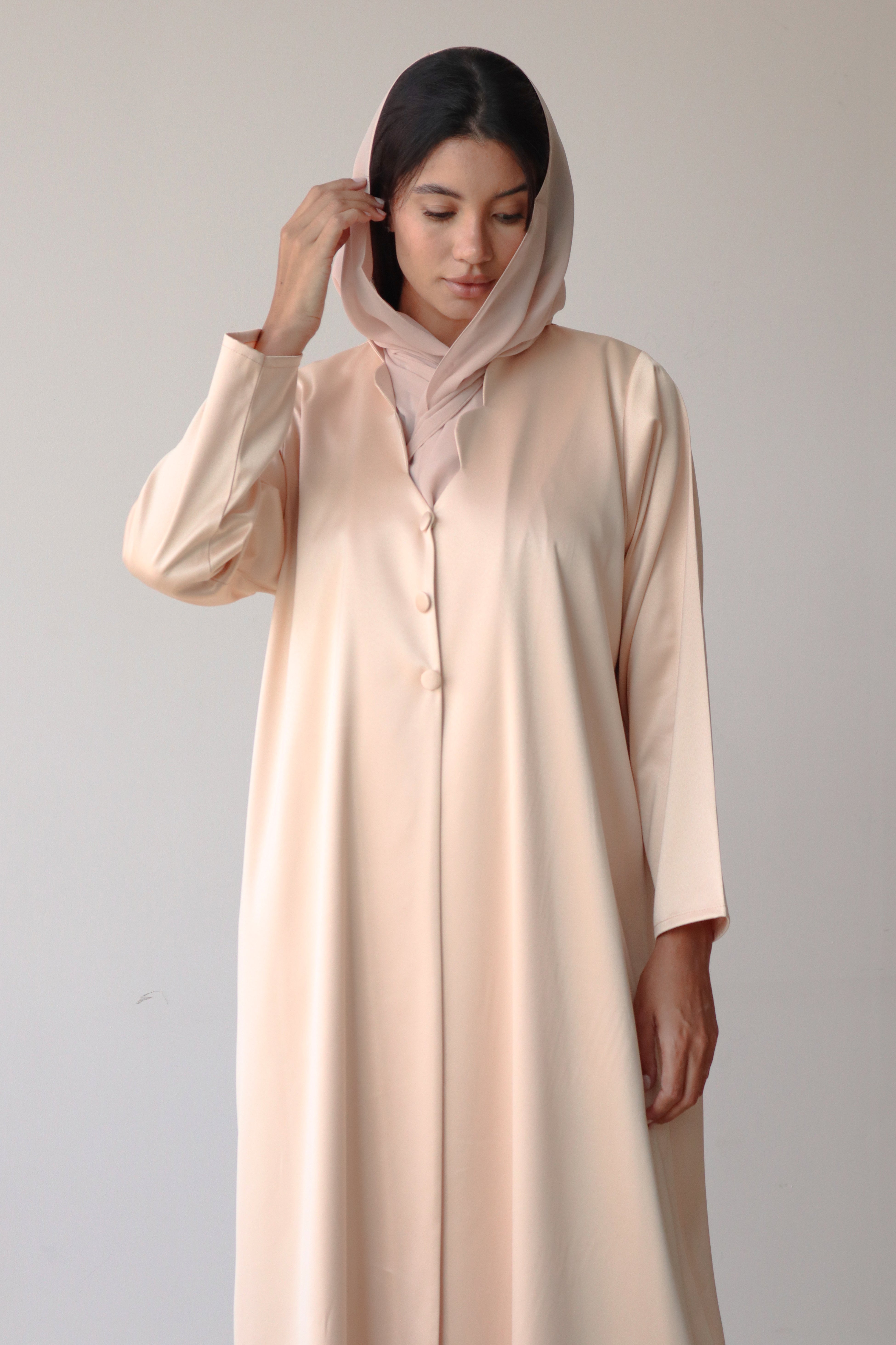 Basic Formal Elegance (Beige Abaya)