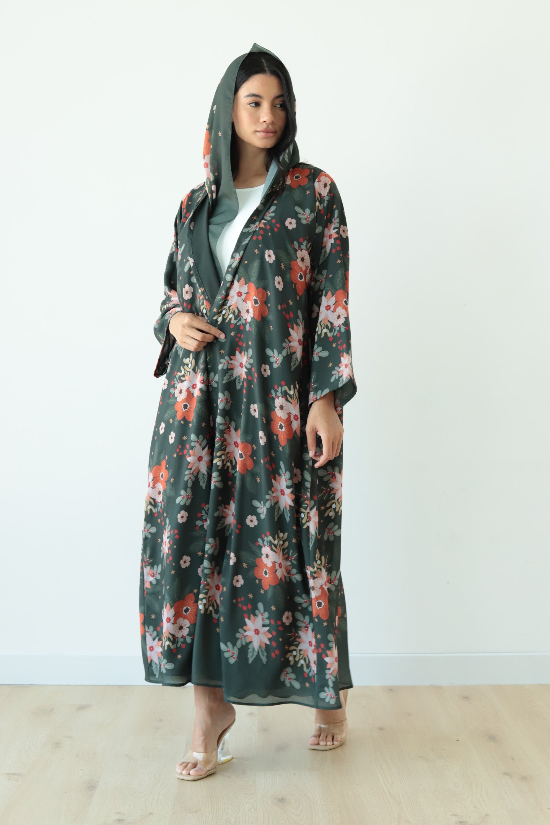 Basic Flowers (Orange Abaya)