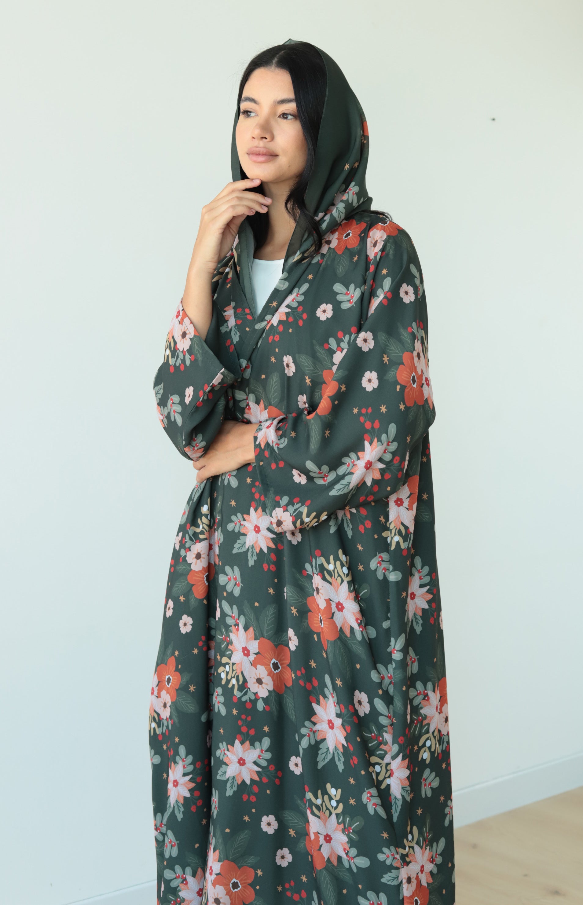 Basic Flowers (Orange Abaya)