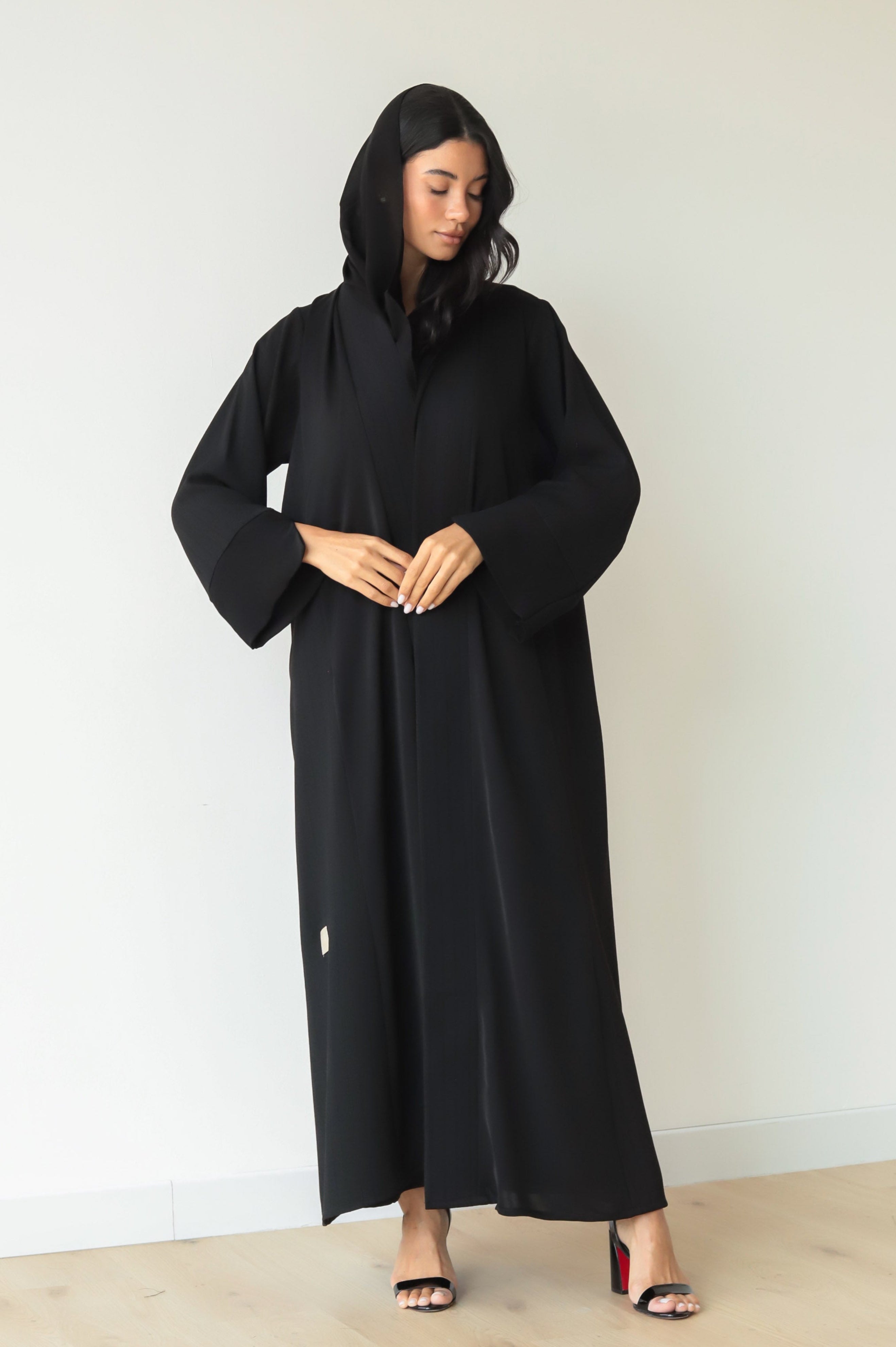 Basic Nada Panel (Black Abaya) - BasicAbaya