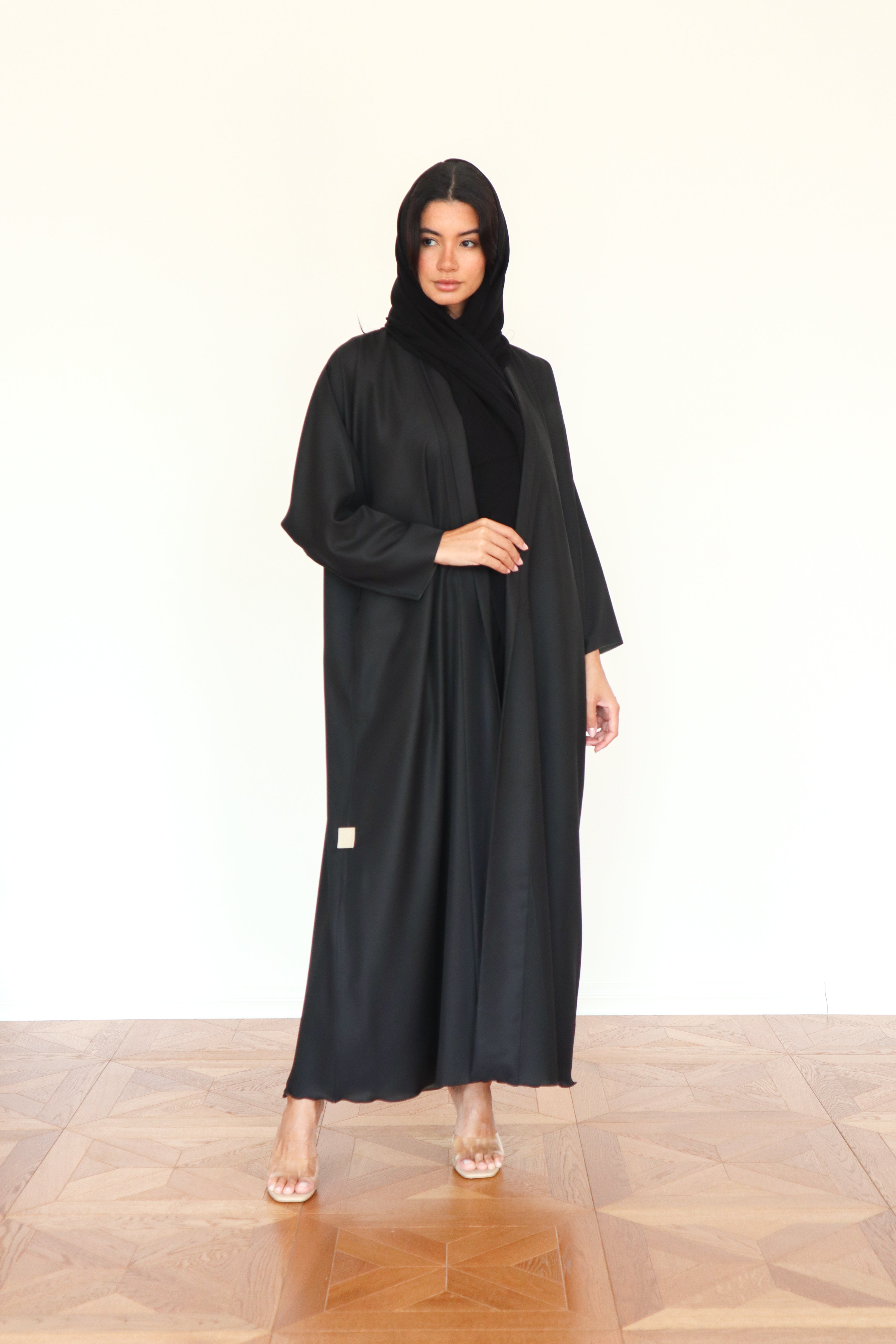 Basic Reversible half bisht (Black & Green Abaya)