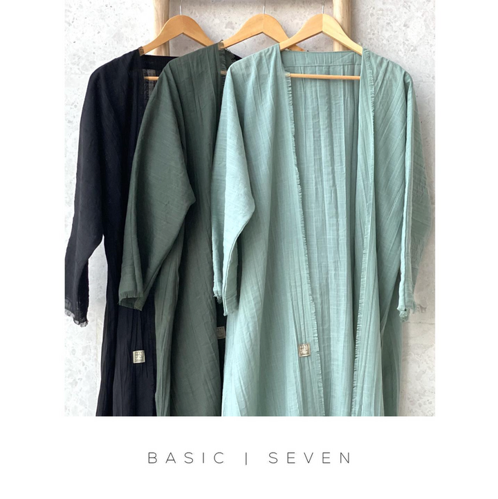 Basic 07 Seven (Black) - BasicAbaya